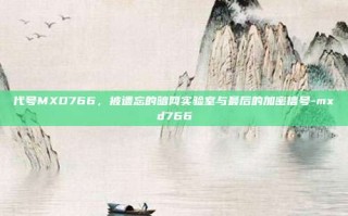 代号MXD766，被遗忘的暗网实验室与最后的加密信号-mxd766