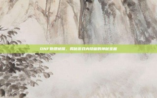 DNF助理侦探，揭秘游戏内隐藏的神秘宝藏
