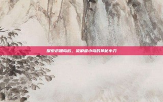探索未知岛屿，流浪者小岛的神秘小刀