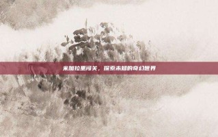 米加拉里闯关，探索未知的奇幻世界