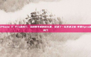 iPhone 11 Pro进灰门，当旗舰手机的镜头里，住进了一粒不速之客-苹果11pro进灰门