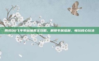 腾讯QQ飞车紫钻抽奖全攻略，解锁专属福利，畅玩核心玩法