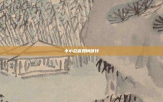 小小忍者如何赚钱