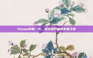 Steam停服一天，游戏爱好者的不眠之夜