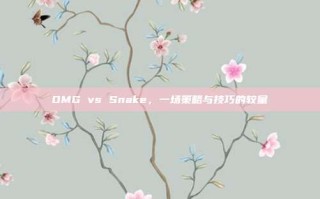 OMG vs Snake，一场策略与技巧的较量