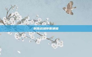 刺激战场停服通知
