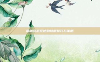 揭秘变态征途的隐藏技巧与策略
