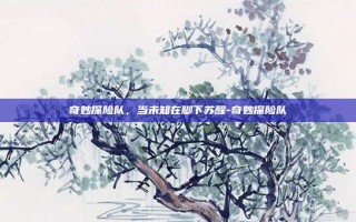 奇妙探险队，当未知在脚下苏醒-奇妙探险队
