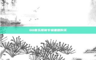 QQ音乐限制专辑重复购买
