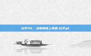 白手PK，当草根遇上草根-白手pk