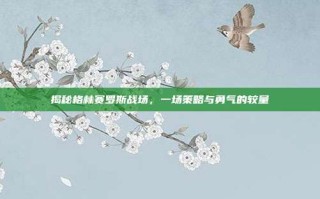 揭秘格林赛罗斯战场，一场策略与勇气的较量