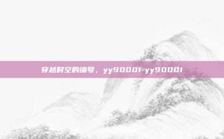穿越时空的编号，yy90001-yy90001
