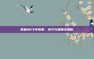 掌握QQ飞车铁拳，技巧与策略全解析