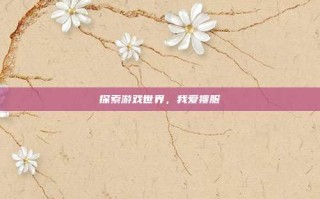 探索游戏世界，我爱搜服