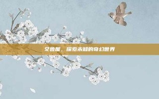 艾鲁屋，探索未知的奇幻世界