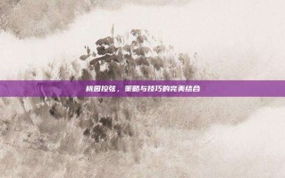 桃园控弦，策略与技巧的完美结合