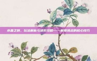 水晶之刺，玩法解析与进阶攻略——解锁挑战的核心技巧