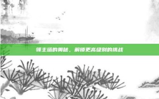 领主塔的奥秘，解锁更高级别的挑战