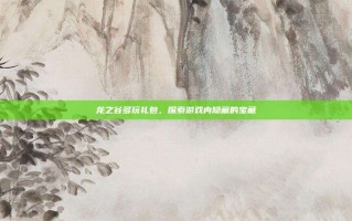 龙之谷多玩礼包，探索游戏内隐藏的宝藏