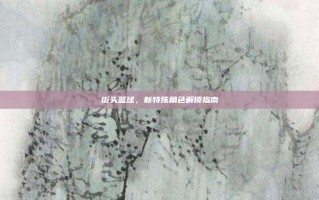 街头篮球，新特殊角色解锁指南