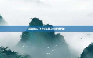 揭秘QQ飞车白金之心的奥秘