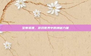 至尊狐狸，游戏世界中的神秘力量