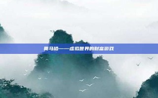 奥马哈——虚拟世界的财富游戏