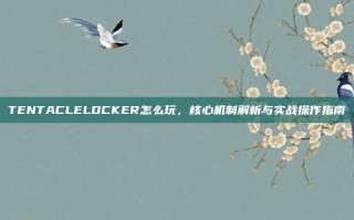 TENTACLELOCKER怎么玩，核心机制解析与实战操作指南