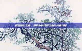 揭秘暗影之血，游戏中的污秽之血与终极攻略