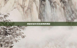 揭秘穿越火线龙图腾的奥秘