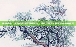 汉都传奇，从历史底蕴到现代玩法，探索汉都文化的沉浸式游戏体验