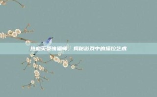 热血英豪傀儡师，揭秘游戏中的操控艺术
