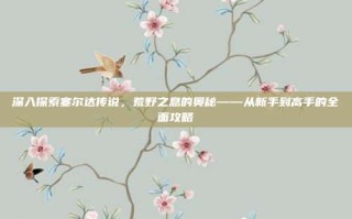 深入探索塞尔达传说，荒野之息的奥秘——从新手到高手的全面攻略