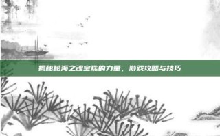 揭秘秘海之魂宝珠的力量，游戏攻略与技巧