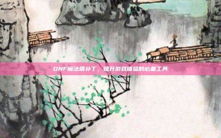 DNF魔法盾补丁，提升游戏体验的必备工具