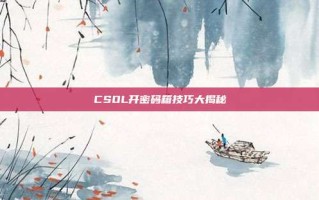 CSOL开密码箱技巧大揭秘