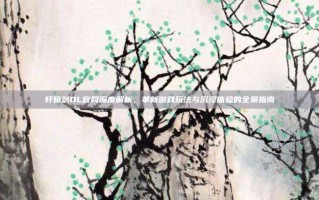 轩辕剑OL官网深度解析，革新游戏玩法与沉浸体验的全景指南
