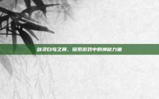 剑灵白鸟之翼，探索游戏中的神秘力量