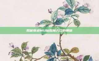 揭秘奇迹MU仙踪林入口的奥秘