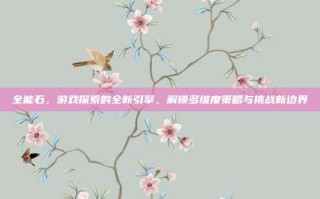 全能石，游戏探索的全新引擎，解锁多维度策略与挑战新边界