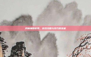 月魔辅助官网，游戏攻略与技巧的宝藏