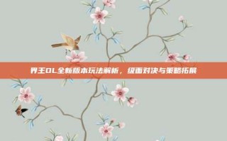 界王OL全新版本玩法解析，级面对决与策略拓展
