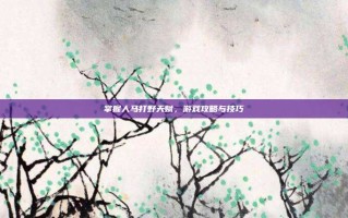 掌握人马打野天赋，游戏攻略与技巧