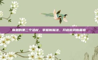 琳恩的第二个法杖，掌握新魔法，开启游戏新篇章