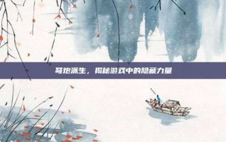 弩炮派生，揭秘游戏中的隐藏力量