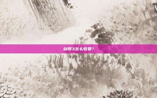 剑网3怎么收费？