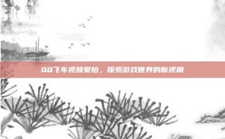 QQ飞车视频爱拍，探索游戏世界的新视角