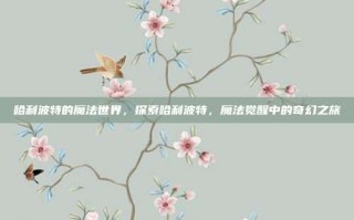 哈利波特的魔法世界，探索哈利波特，魔法觉醒中的奇幻之旅