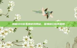 揭秘100款不良游戏网站，警惕窗口软件陷阱