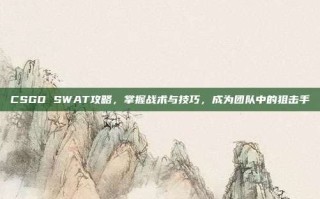 CSGO SWAT攻略，掌握战术与技巧，成为团队中的狙击手